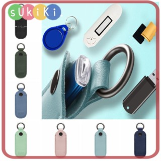 Sukiki กระเป๋าหนัง สําหรับใส่แฟลชไดรฟ์ USB