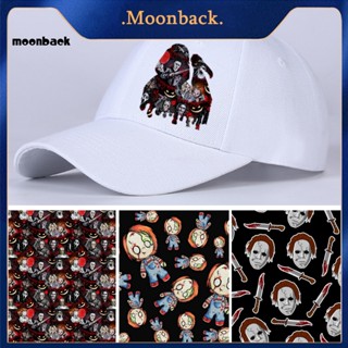 &lt;moonback&gt; สติกเกอร์ไวนิล ลายภาพยนต์สยองขวัญ ถ่ายเทความร้อน Diy สําหรับติดตกแต่งเสื้อผ้า หมวก หมอน กระเป๋าเป้ งานฝีมือ 5 ชิ้น