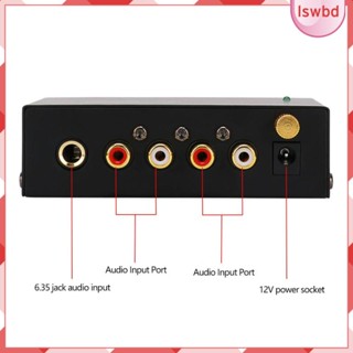 [lswbd] เครื่องเล่นแผ่นเสียงพรีแอมป์ เครื่องเล่นแผ่นเสียง RCA อินพุต RCA เอาท์พุต