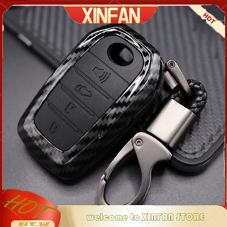 Xinfan เคสกุญแจรีโมตรถยนต์ สําหรับ Toyota Fortuner 2015-2020 (Smart Key)