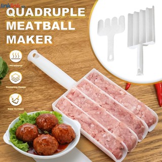 Creative 4 Cows Plastic Meatball Maker Set Fried Meat Making Balls Mold Kitchen Gadgets Cooking Tools Linklink