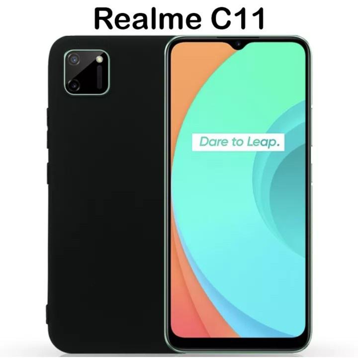เคส Realme C11 สำหรับเรียลมี ซิลิโคนสีดำ กันกระแทก นิ่ม TPU Case