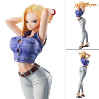 Preston ตุ๊กตาฟิกเกอร์ Dragon Ball Android 18 Ver.3 ขนาดเล็ก ของเล่นสําหรับเด็ก