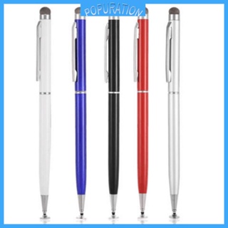 Pop ปากกาสไตลัส Capacitive 2-in-1 สําหรับหน้าจอสัมผัส วาดภาพ สําหรับโทรศัพท์ แท็บเล็ต