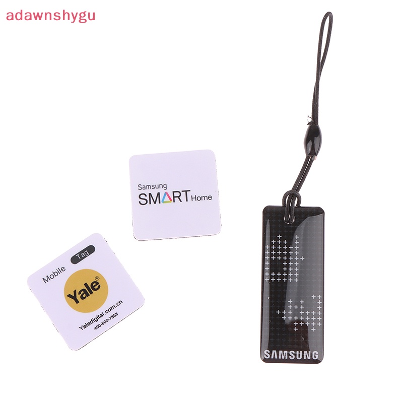 Adagu พวงกุญแจอิเล็กทรอนิกส์ 13.56MHz IC Card ล็อคประตูสแกนลายนิ้วมือ NFC RF TH