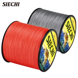 Siechi สายเอ็นตกปลา PE ถัก ทรงกลม และเรียบ 20-88LB 4 เส้น 20-83LB 500 เมตร 8 เส้น