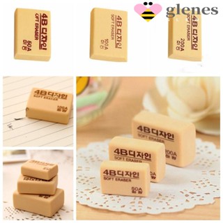 Glenes ยางลบดินสอ ทรงสี่เหลี่ยมผืนผ้า 4B 50A 100A 200A 5 ชิ้น