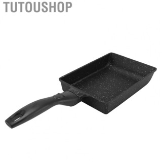 Tutoushop Pancake Cooking Pan Rectangular Frying Pan Aluminum Alloy for Household Use