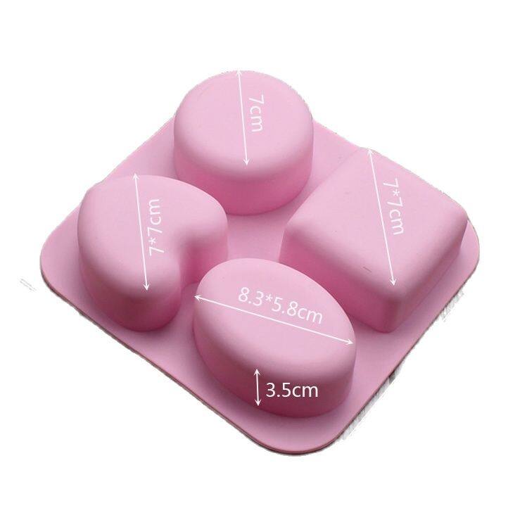 แม่พิมพ์สบู่ ซิลิโคน แม่พิมพ์สบู่ 15 ช่อง 50 กรัม ทรงรี  1ช่อง : 7 * 4.8 * 2 CM  ใช้ทำบล็อก ขนม ทำสบู่ก้อน ทนความร้อน