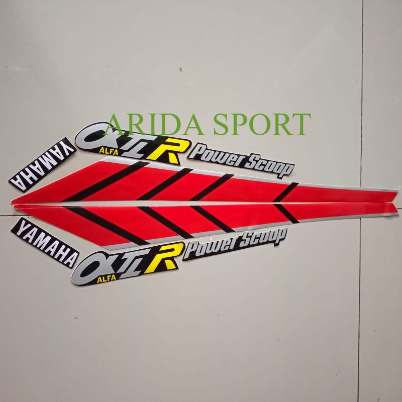 Striping alfa Yamaha v100/Alfa Alfa 100 power scoop stracker Lis body d มอเตอร์คุณภาพดีที่สุด