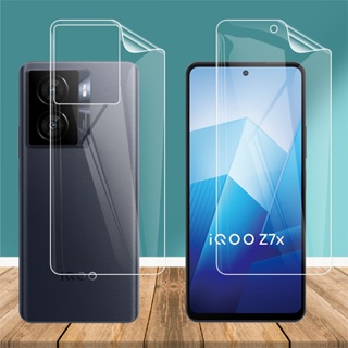 ฟิล์มไฮโดรเจล TPU นิ่ม แบบใส บางพิเศษ สําหรับ vivo iQOO Z7x Z7i Z7 (China) 5G