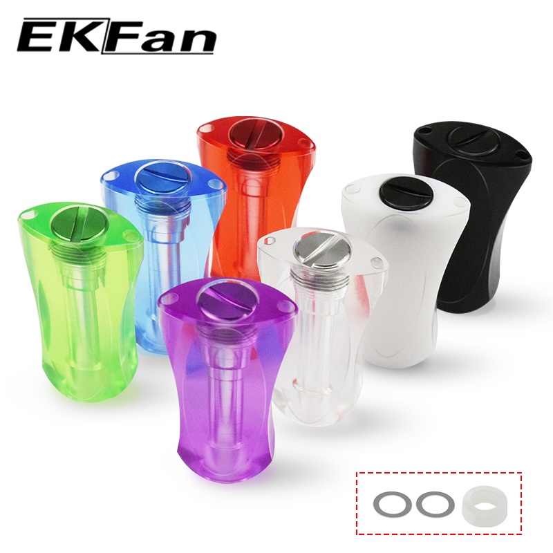 EKfan 1Pcs อินทรีย์แก้ววัสดุตกปลาม้วนลูกบิดสําหรับ 7x4x2.5mm abu Daiwa Shimano Spinning Baitcasting ล่อม้วนกับลูกปืน
