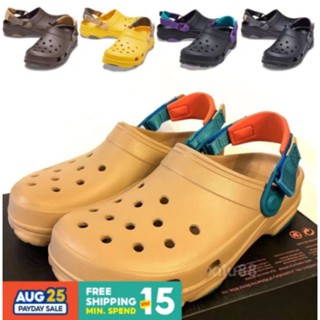 Croc All Terrain Clogs ของแท้-UNISEX รองเท้าชายหาด สไตล์คลาสสิก