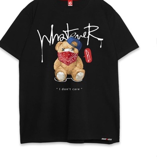 ขายDeathless T-Shirts Latest Trend | I DONT CARE | Black Black | Bear SERIES（S-5XL）