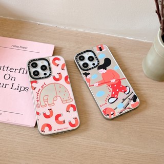 Casetify เคสโทรศัพท์มือถือกระจก ชุบไฟฟ้า เอวต่ํา สําหรับ iphone 14 13 12 11 pro max