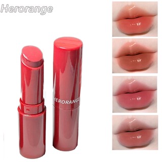 Herorange ลิปสติก หลอดสีแดง เพิ่มความชุ่มชื้น 8 สี