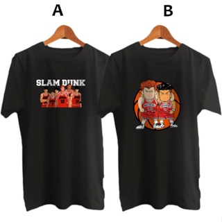 tshirt Slam Dunk-shohoku เสื้อยืดผ้าฝ้าย(S-5XL)