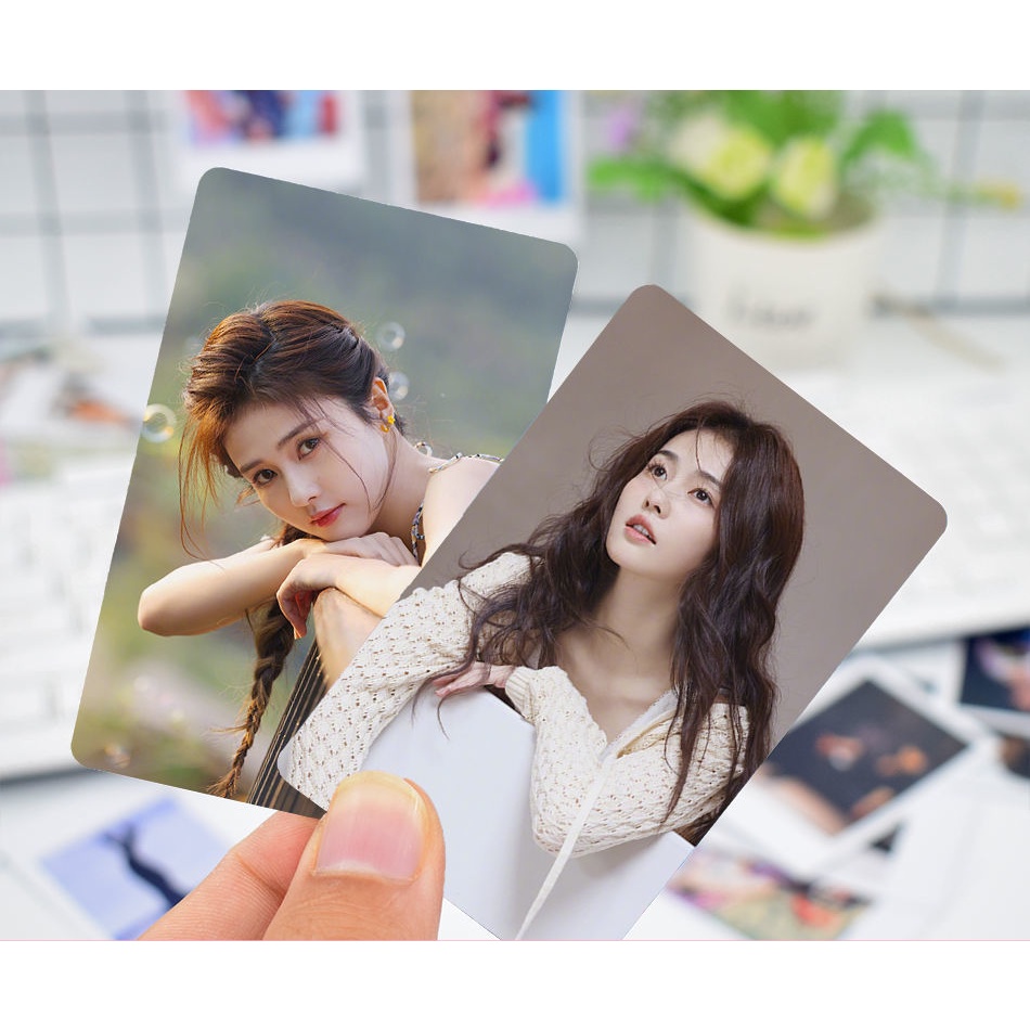 Bai Bai Lu White Deer Photocard การ์ดสติกเกอร์ 100 อัลบั้มรูปกระเป๋าสตางค์โปสการ์ดของขวัญวันเกิดสําห