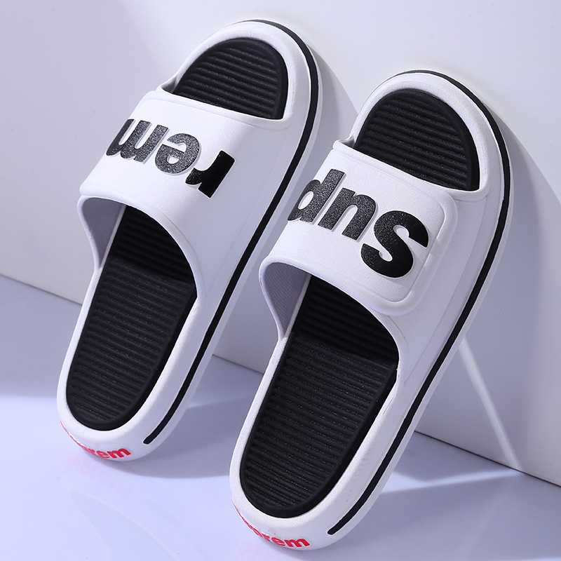 Supreme รองเท้าแตะ พรีเมี่ยม นําเข้า สําหรับผู้ชาย ผู้หญิง 2023 (PVC023) IOP