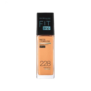 Maybelline เมย์เบลลีน ฟิตมี แมท แอนด์ พอร์เลส ฟาวเดชั่น 30 มล. #228 Soft Tan