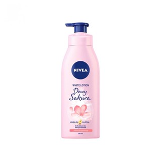 Nivea นีเวีย บอดี้ ดิวอี้ ซากุระ ไวท์ โลชั่น 350 มล.