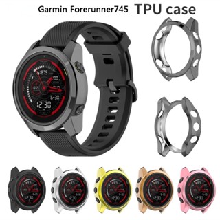 เคสนาฬิกาข้อมือ TPU ชุบไฟฟ้า กันกระแทก สําหรับ Garmin Garmin Forerunner 745