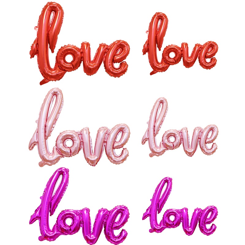 รักบอลลูนจดหมายบอลลูนบอลลูนตกแต่งงานแต่งงานบอลลูนงานแต่งงานบอลลูนข้อเสนอบอลลูน - รูปที่ 2