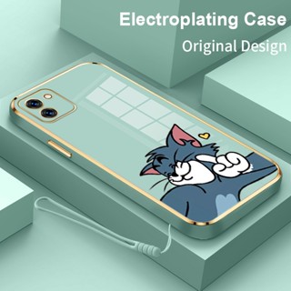 เคสซิลิโคนนิ่ม ลาย Tom and Jerry สําหรับ Samsung Galaxy A03 A03s A03 Core A04