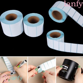 Lanfy สติ๊กเกอร์ฉลากสีขาวกันน้ํา