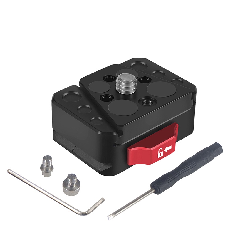 Feichao สําหรับ GoPro 13 12 11 10 9 / DJI Ronin RS Stabilizer 38 มม.ขาตั้งกล้องโทรศัพท์ Monitor Fast Switch V พอร์ต Quick Release แผ่น Clamp