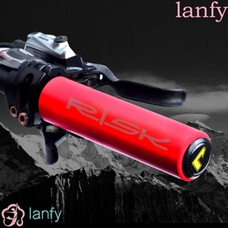 Lanfy ปลอกแฮนด์บาร์ซิลิโคน แบบนิ่ม กันลื่น สําหรับรถจักรยานเสือภูเขา