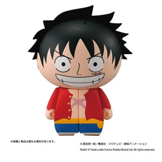 Luffy ของแท้ JP แมวทอง - Charaction Cube Megahouse [โมเดลวันพีช]