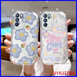 เคส Oppo Reno6 5G เคส Oppo Reno 6 5G เคสโทรศัพท์มือถือซิลิโคน tpu นิ่ม โปร่งแสง ลายครีม สําหรับ NYW