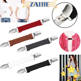 ZAIJIE Trendy Fit Dress Cinch Clips Charm Gift Duck Clip Clasps Cardigan Clip New Winter Fashion Sweater Blouse Pin Retro Shawl Brooch/Multicolor