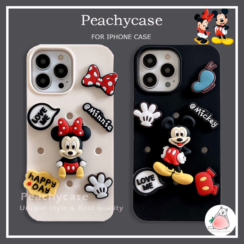 เคสโทรศัพท์มือถือ ซิลิโคนนิ่ม กันกระแทก ถอดออกได้ ลายการ์ตูน DIY สําหรับ iPhone 14 13 12 Pro Max 11 iphone13 14pro