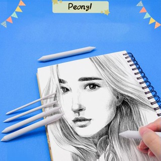 PENY 3/6 Pcs Durable Drawing Tool Painting Paper Pencil Smudge Stump Stick Art Various Size Tearable Double Head Sketching