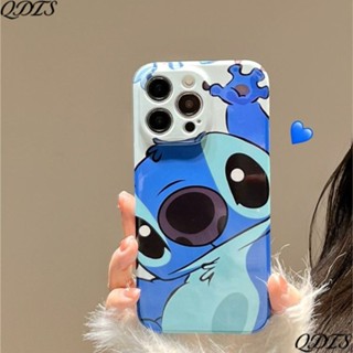 เคสโทรศัพท์มือถือแบบแข็ง บางมาก ลายการ์ตูน Stitch VRUS น่ารัก สําหรับ Iphone 11max 8p 13 14pro7