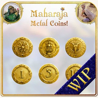 Maharaja - Metal Coins set