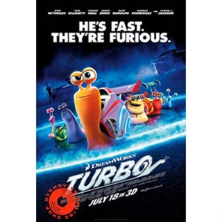 DVD Turbo (2013) เทอร์โบ หอยทากจอมซิ่งสายฟ้า (MASTER) (เสียง ไทย/อังกฤษ | ซับ ไทย/อังกฤษ) DVD