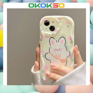 เคสมือถือ แบบนิ่ม ลายการ์ตูนกระต่าย ขอบโค้ง กันกระแทก สําหรับ OPPO Reno9 Reno8 Reno7pro reno6 7z 8T 5 R17 A53 A9 2020 4Z 5G F11 A31 A3S A78 A77