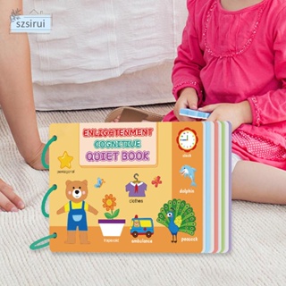 [szsirui] ของเล่นคําพูด Montessori สําหรับเด็กผู้ชาย และเด็กผู้หญิง