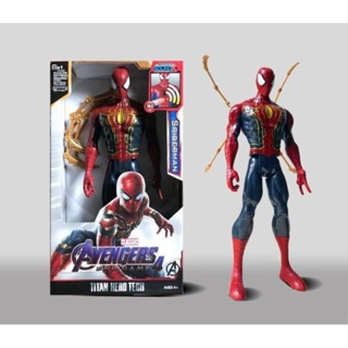 โมเดล SPIDERMAN MARVEL SUPER HERO สูง 29 ซม. มีเสียงมีไฟ พร้อมส่งจากไทย