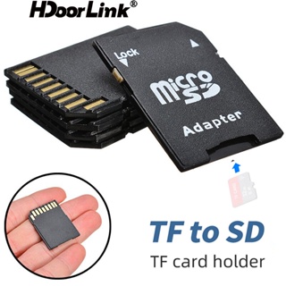 Hdoolink 1/5/10 ชิ้น TF เป็น Micro SD Micro การ์ดหน่วยความจํา อะแดปเตอร์ SDHC แฟลชการ์ดหน่วยความจํา แปลง สมาร์ทโฟน แท็บเล็ต หน่วยความจํา แบบพกพา