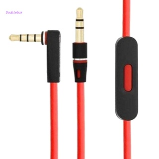 Doublebuy สายเคเบิลหูฟัง แบบเปลี่ยน สําหรับ Beats Mixr Solo สําหรับหูฟัง พร้อมรีโมตคอนโทรล