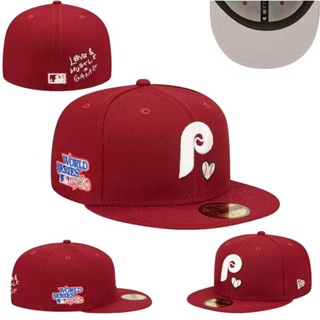 Philadelphia Phillies หมวกเบสบอล ปักลาย คุณภาพสูง QCUC