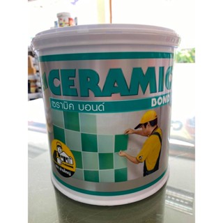 เทปและกาว กาวปูกระเบื้อง เซรามิคบอนด์ CERAMIC BOND 3 กก. สีขาว