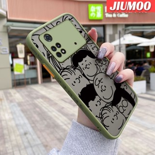 เคสโทรศัพท์มือถือ ซิลิโคนนิ่ม ขอบสี่เหลี่ยม กันกระแทก ลายการ์ตูนสนูปปี้ แฟชั่น สําหรับ Xiaomi Poco X4 Pro 5G Poco M4 Pro Poco C40