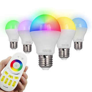 สว่างนาน ลดล้างสต๊อก ** หลอด Mi Light Wifi Bulb RGB หลอดไฟ LED เปลี่ยนสีได้ Wifi Remote และ App ดรีมได้ด้วย