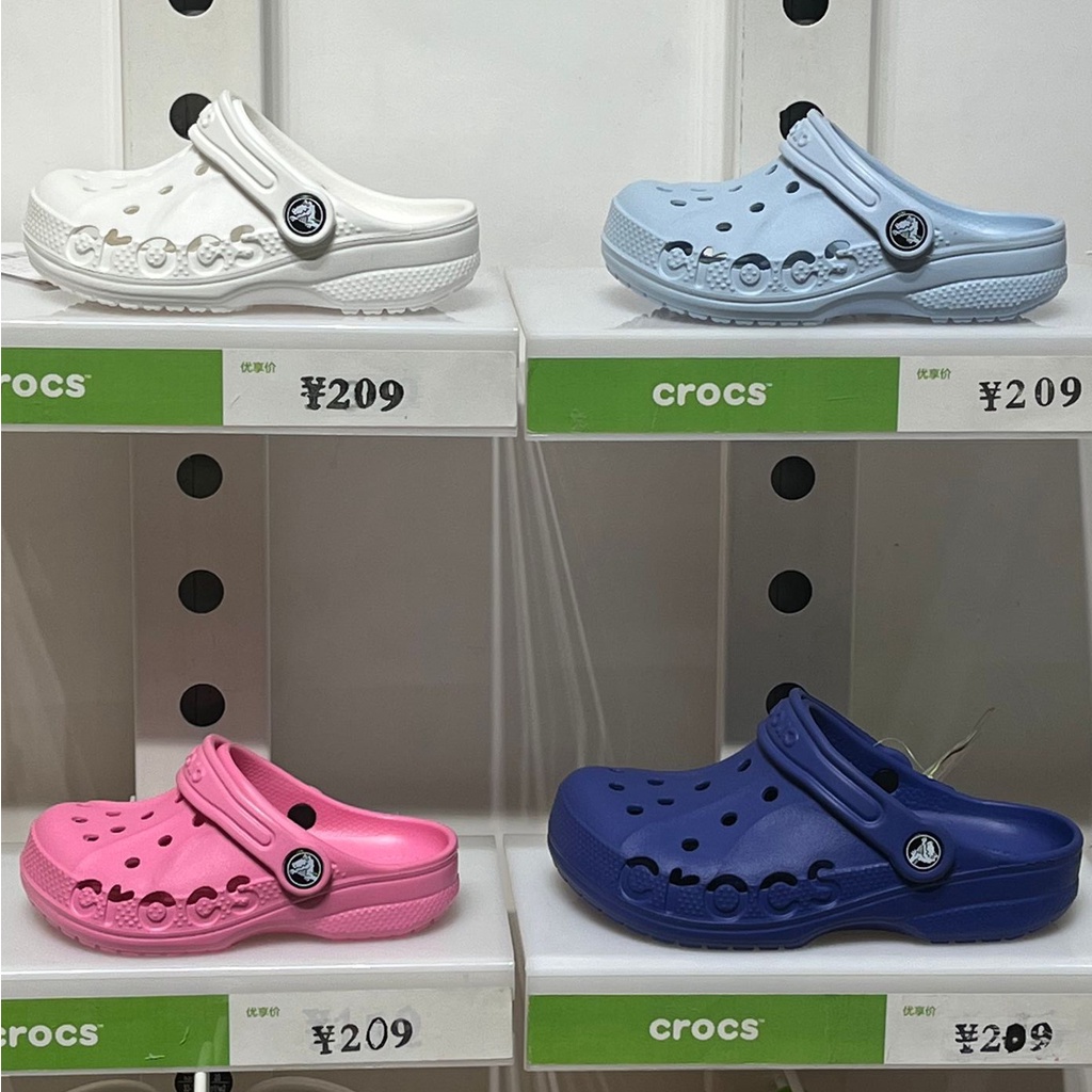 รองเท้า croc เด็ก แท้ BAYA Clog รองเท้าชายหาด น้ําหนักเบา กันลื่น สําหรับเด็ก #205483