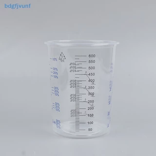 BDGF Professional ถ้วยผสมสี 6100ml 10/50 ชิ้นพลาสติก Calibration หม้อสําหรับ Auto Body Shop และ House Renovation TH